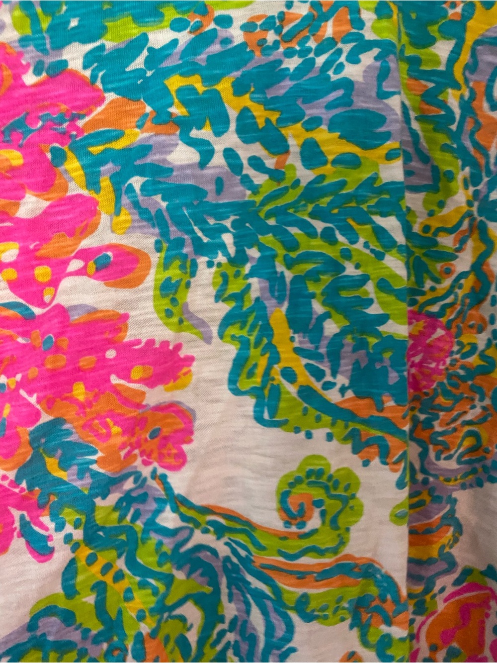Lily Pulitzer Bright Vibrant Floral Sleeveless Cotton Shirt. SzMedium. Gorgeous - Picture 4 of 7